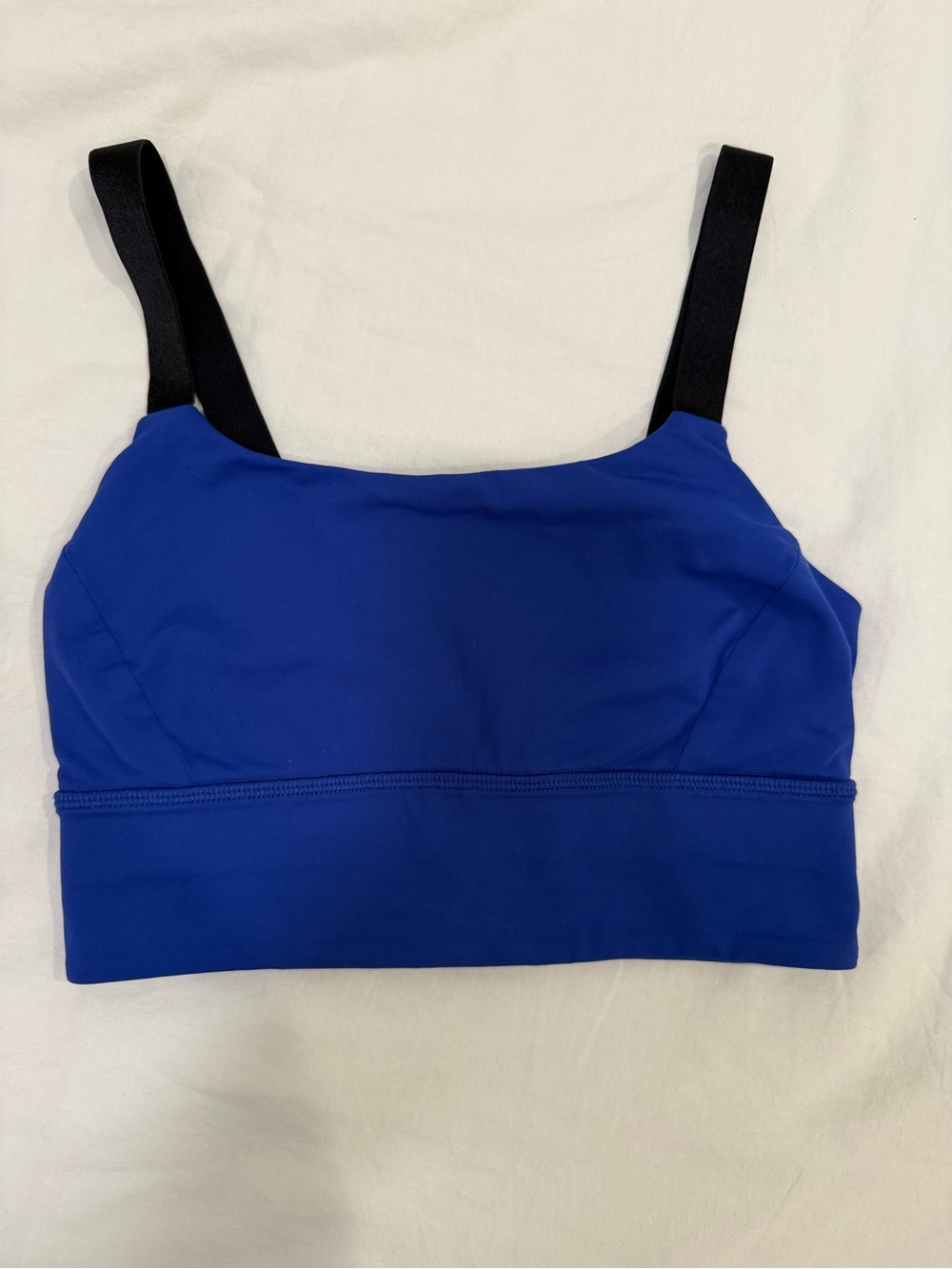 lululemon athletica Blue Sports Bralette with Black Straps
